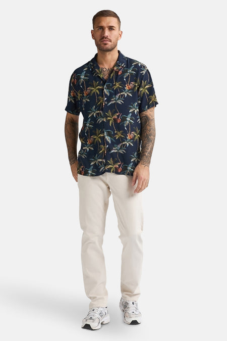 Chemise à manches courtes - bleu