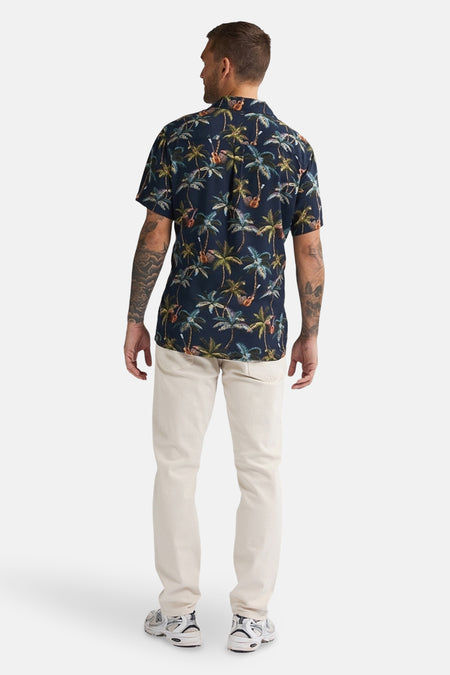 Chemise à manches courtes - bleu