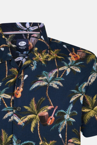 Chemise à manches courtes - bleu - Petrol Industries®