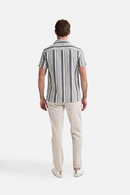 Chemise à manches courtes - bleu