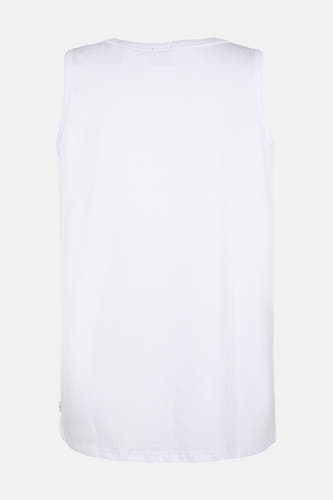 T-shirt blanc de Petrol Industries®, sans manches et avec col rond.