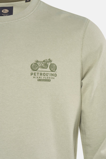 Sweat col O Vert - Petrol Industries®