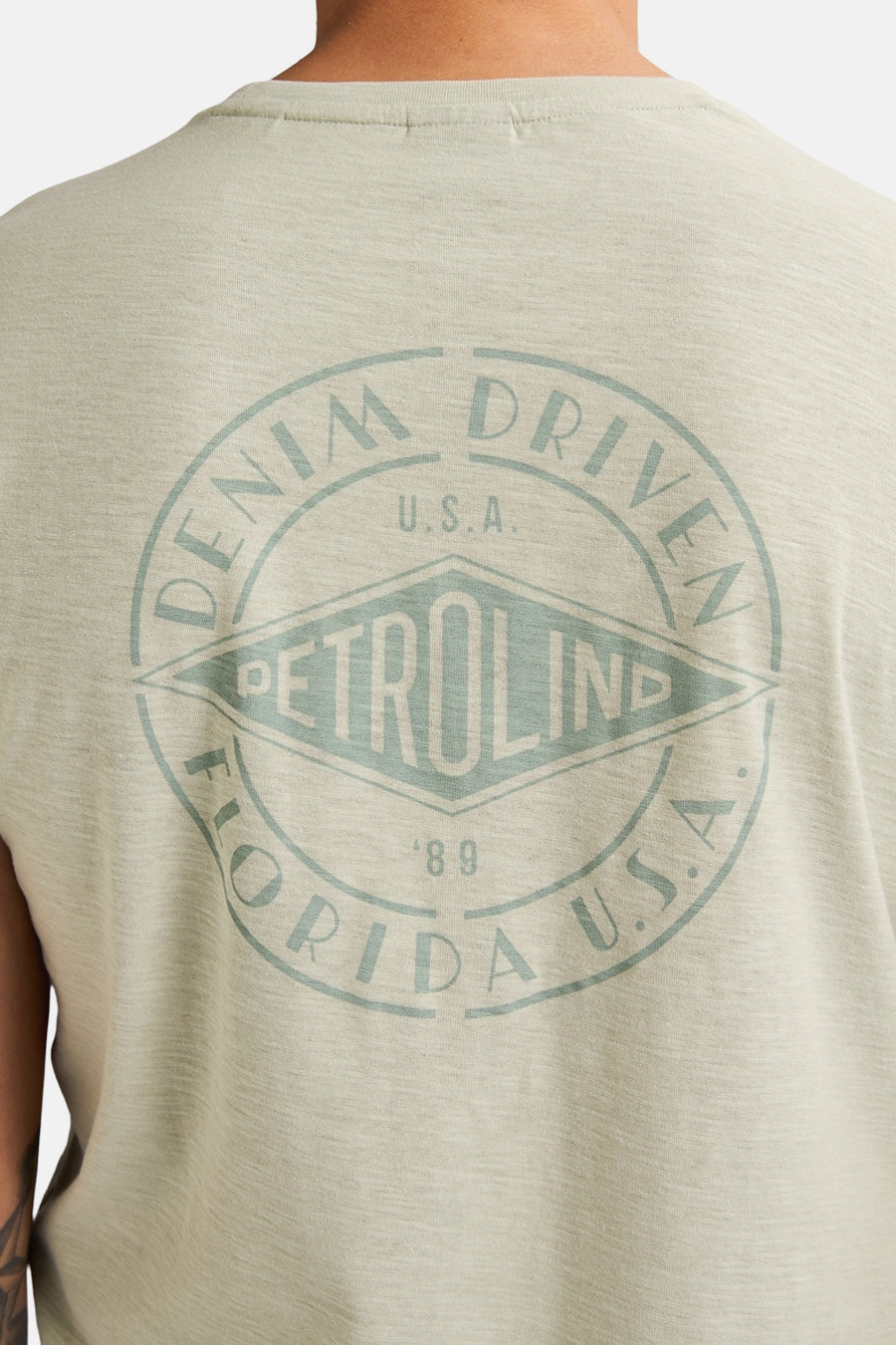 T-shirt à manches courtes - Vert - Petrol Industries®