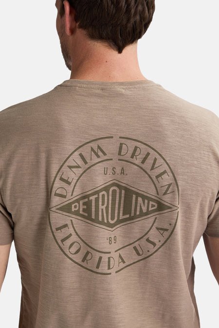 T-shirt à manches courtes - Brun