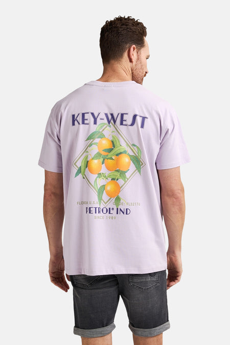 T-shirt à manches courtes - Mauve