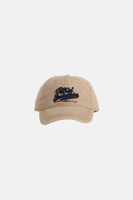 Casquette beige de Petrol Industries, dos avec boucle marron pour ajustement.