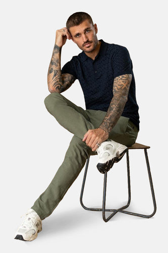 Polo à manches courtes - bleu