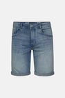 Short - light blue denim