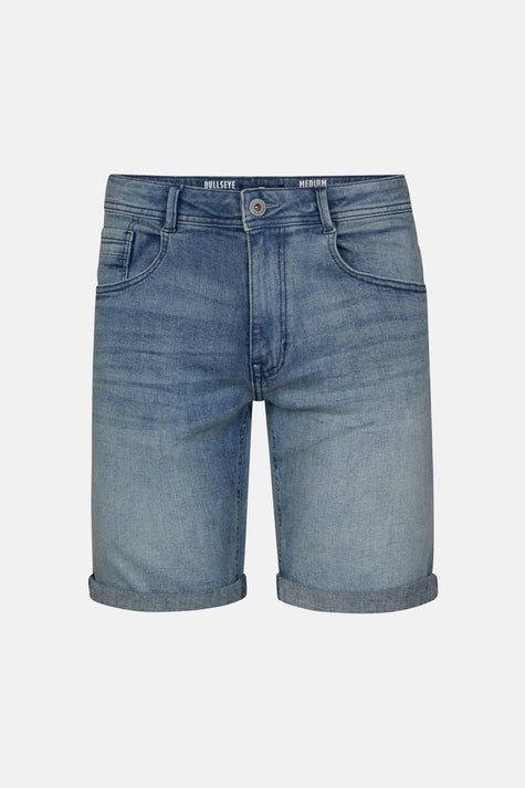 Short - light blue denim