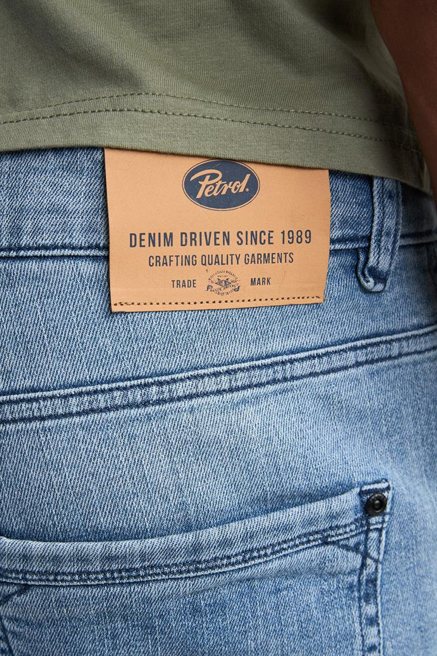 Short cargo - Light blue denim