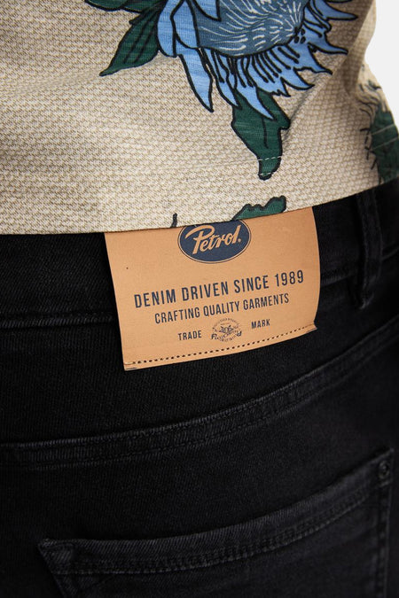 Shorts cargo black denim - Petrol Industries®