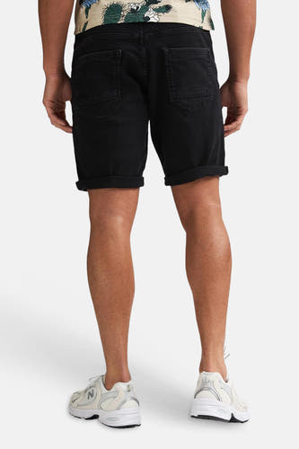 Short cargo - black denim