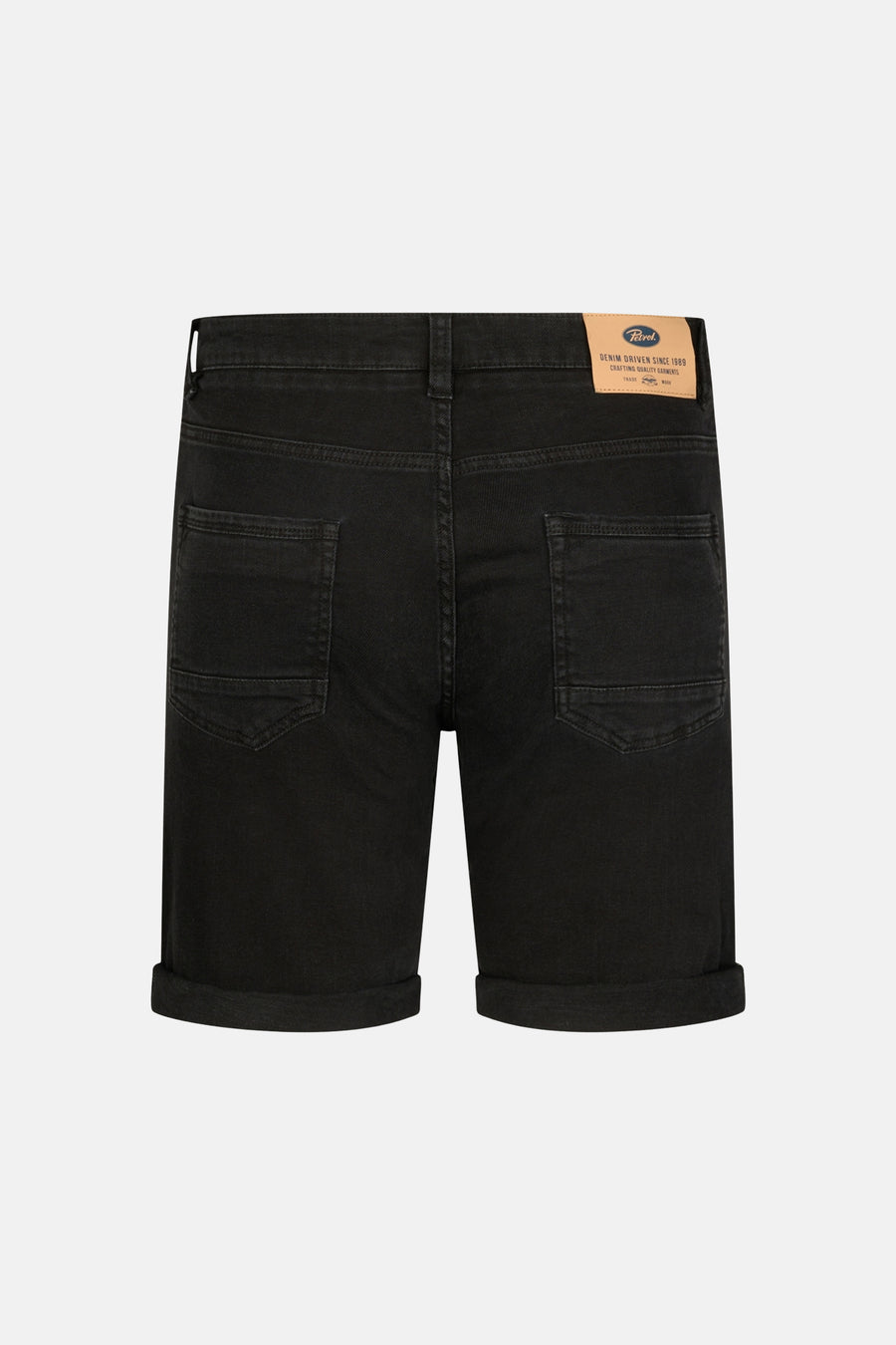 Short cargo - black denim