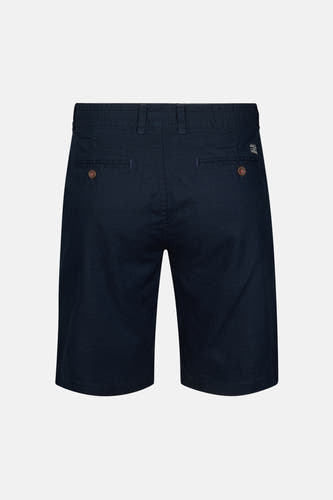 Short bleu de Petrol Industries, avec des poches à fermeture éclair.