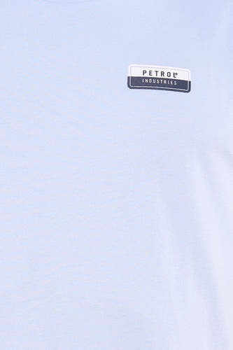 Débardeur bleu de Petrol Industries, avec un badge logo en haut à droite.