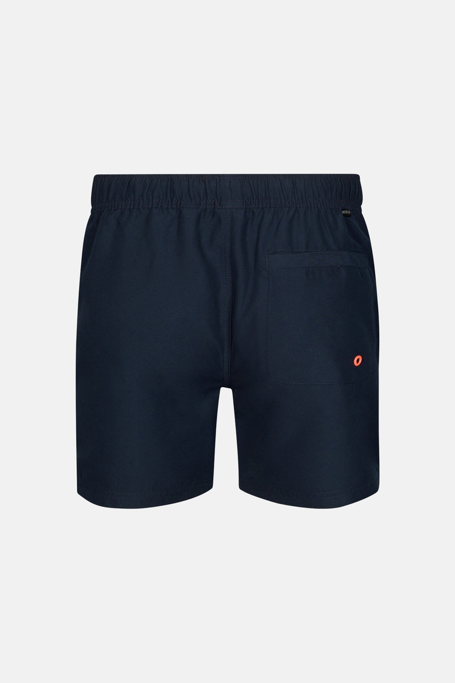 Short de bain bleu de Petrol Industries, avec poche arrière et un petit détail orange.