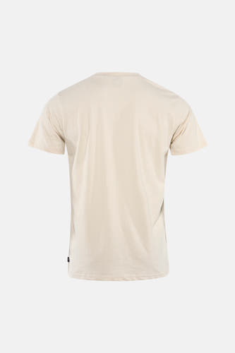 T-shirt écru à manches courtes de Petrol Industries®, couleur unie et coupe simple et décontractée.