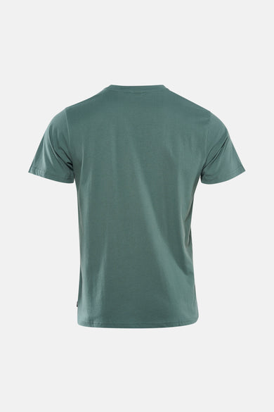 T-shirt vert à manches courtes de Petrol Industries®, couleur unie et manches courtes.