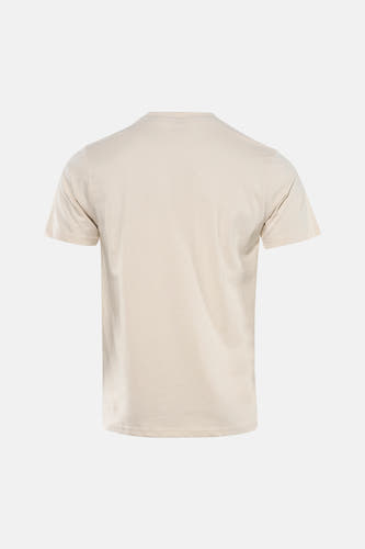 T-shirt écru à manches courtes de Petrol Industries®, dos uni.