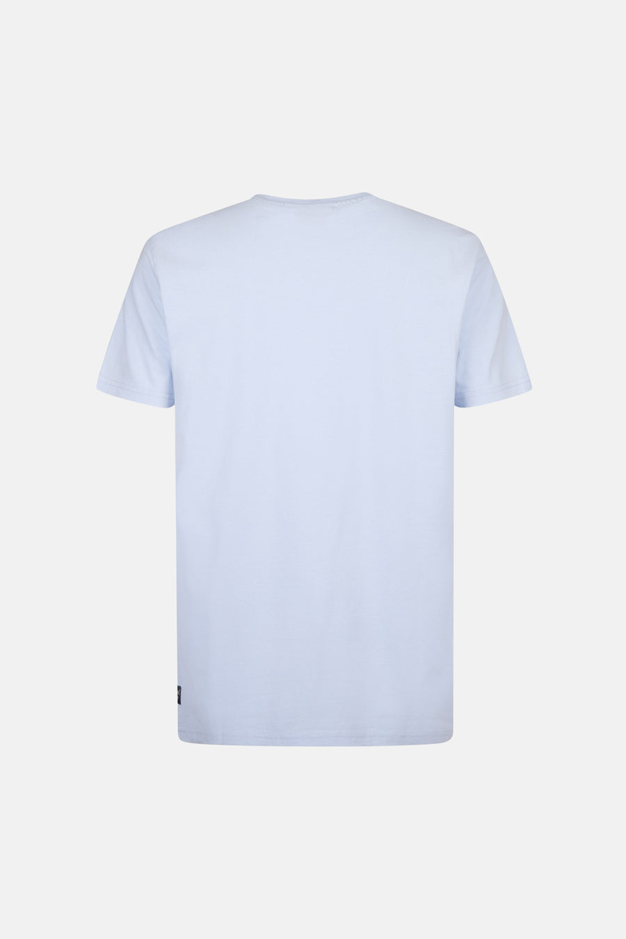 T-shirt bleu à manches courtes de Petrol Industries®, dos uni avec un petit étiquette.