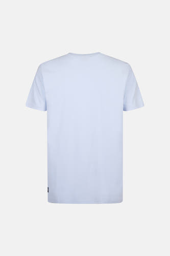 T-shirt bleu à manches courtes de Petrol Industries®, vue arrière.