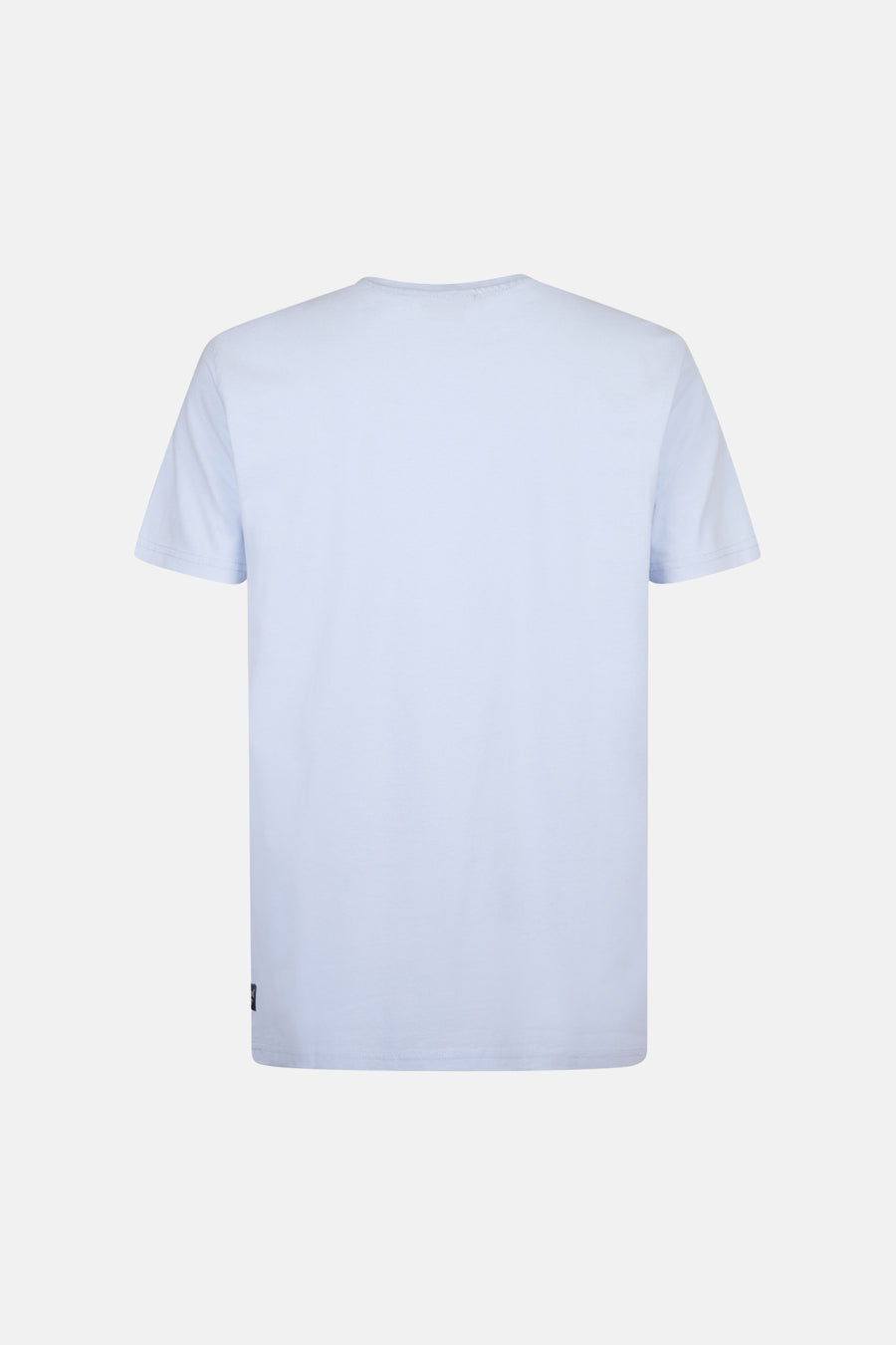 T-shirt bleu à manches courtes de Petrol Industries®, vue arrière.
