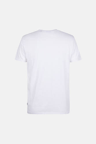 T-shirt blanc à manches courtes de Petrol Industries®, dos visible.
