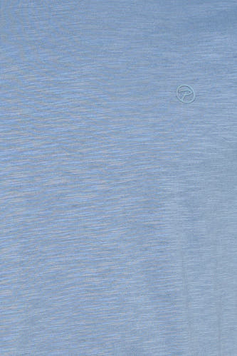 T-shirt bleu à manches courtes de Petrol Industries®, avec un logo subtil et une texture fine.
