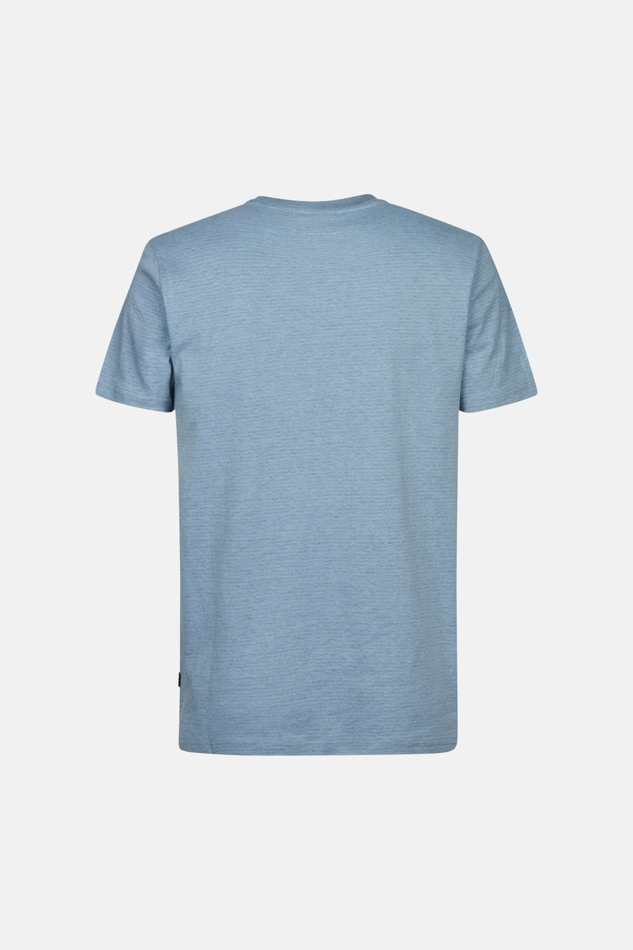 T-shirt bleu à manches courtes de Petrol Industries, couleur unie et coupe regular.