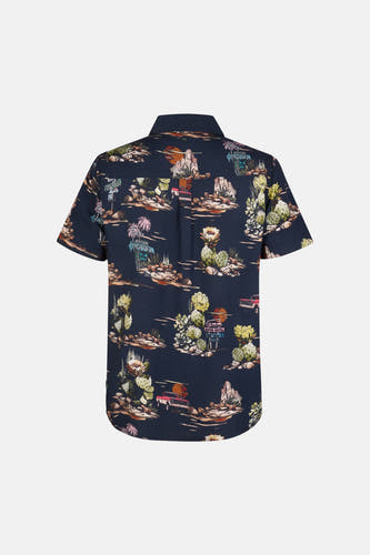 Chemise multicolore à manches courtes avec un motif désert saisissant de Petrol Industries®.