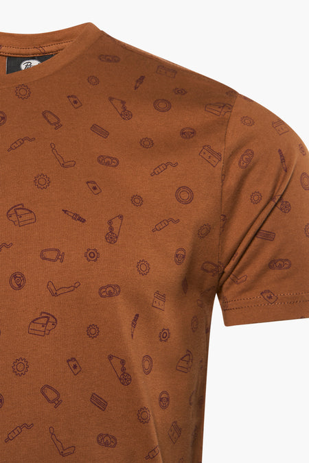 T-shirt - brun