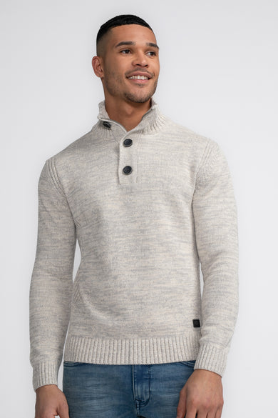 Pull à col rond - écru