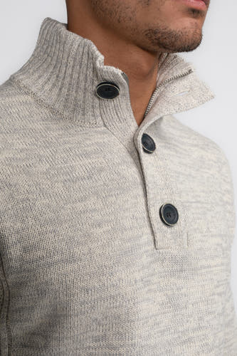 Pull à col rond - écru