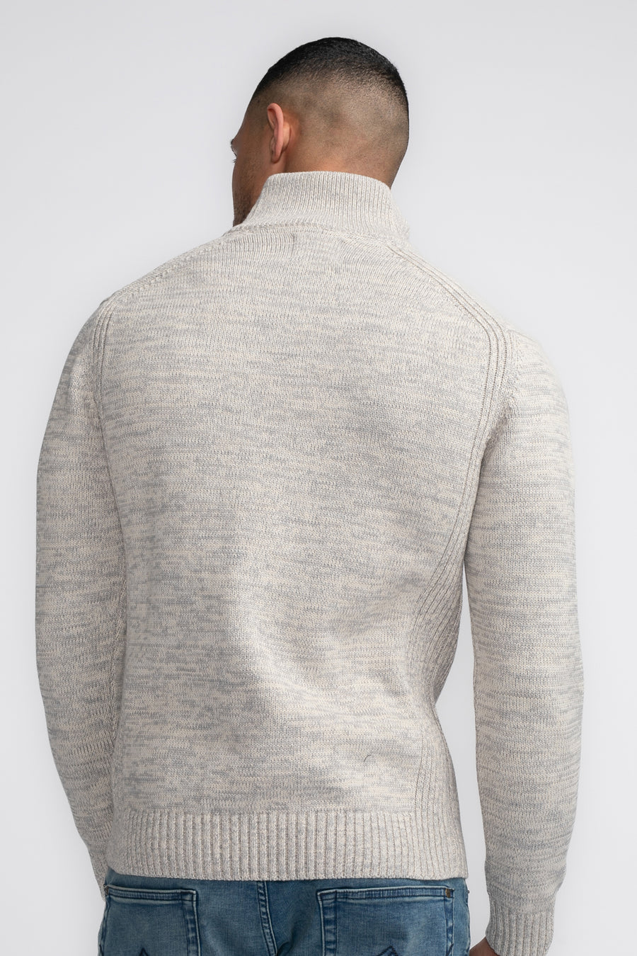 Pull à col rond - écru