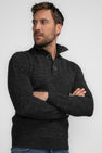 Pull à col rond - noir