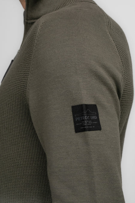 Pull à col roulé - kahki