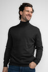 Pull à col roulé - noir