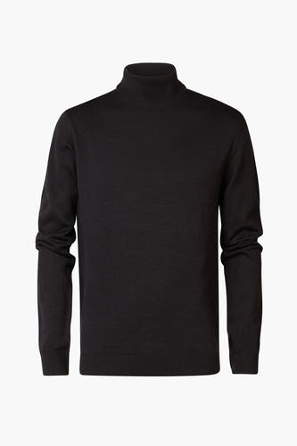 Pull à col roulé - noir