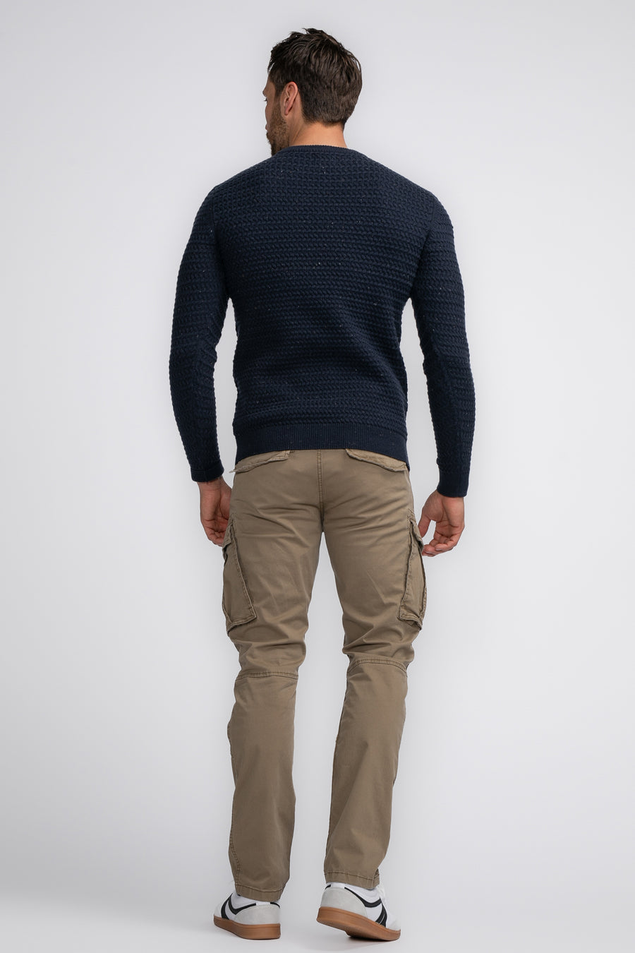 Pull à col rond - bleu - Petrol Industries®