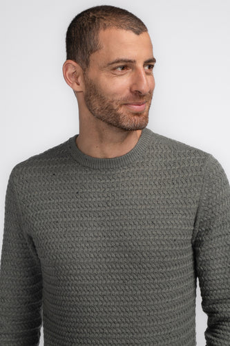 Pull à col rond - vert - Petrol Industries®