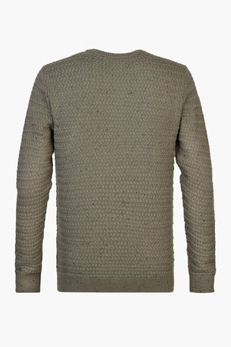 Pull à col rond - vert - Petrol Industries®