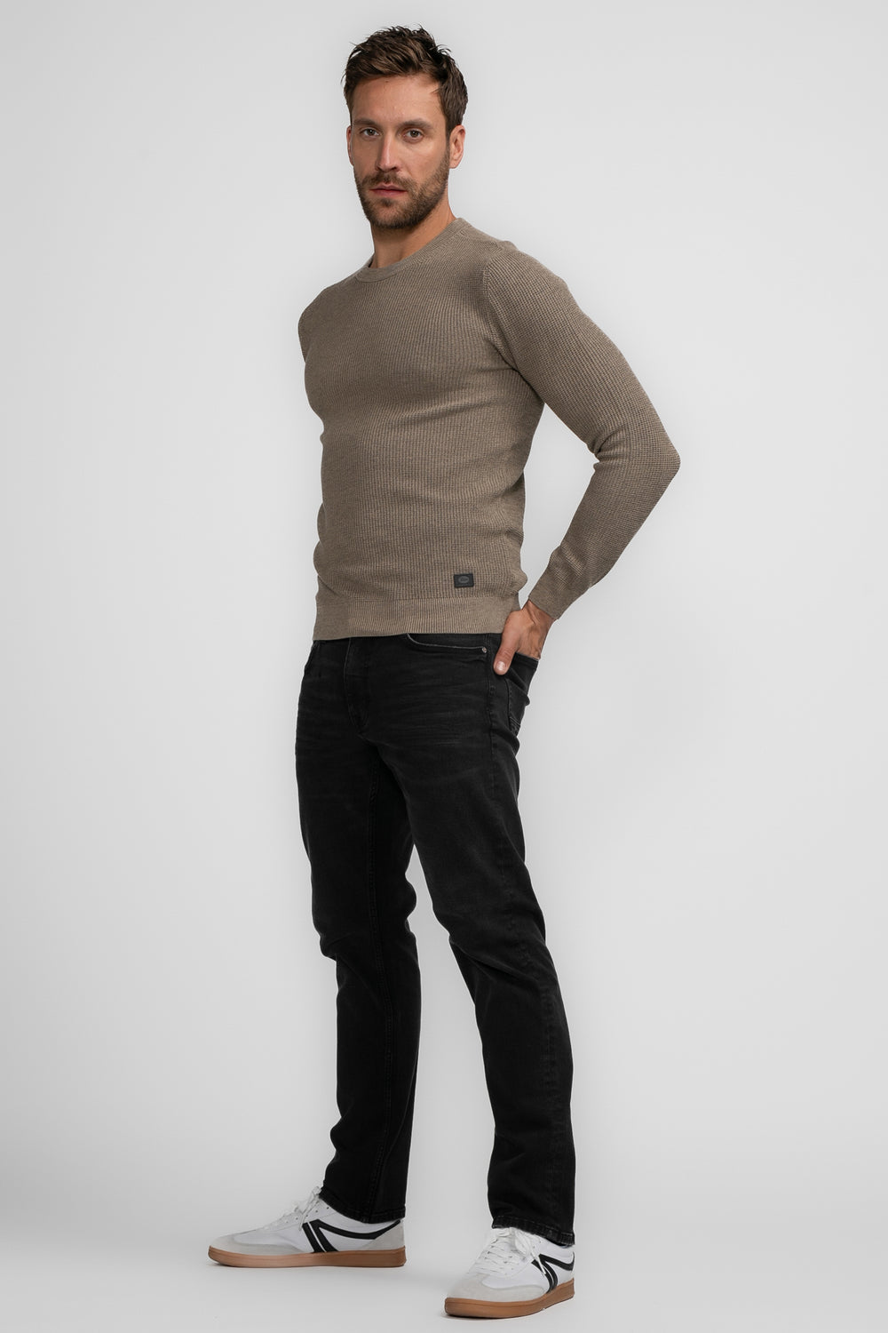 Pull col O Beige - Petrol Industries®