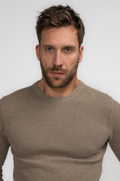 Pull col O Beige - Petrol Industries®