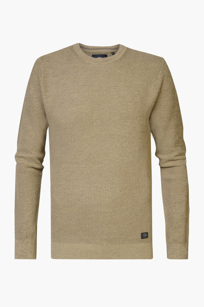 Pull col O Beige - Petrol Industries®