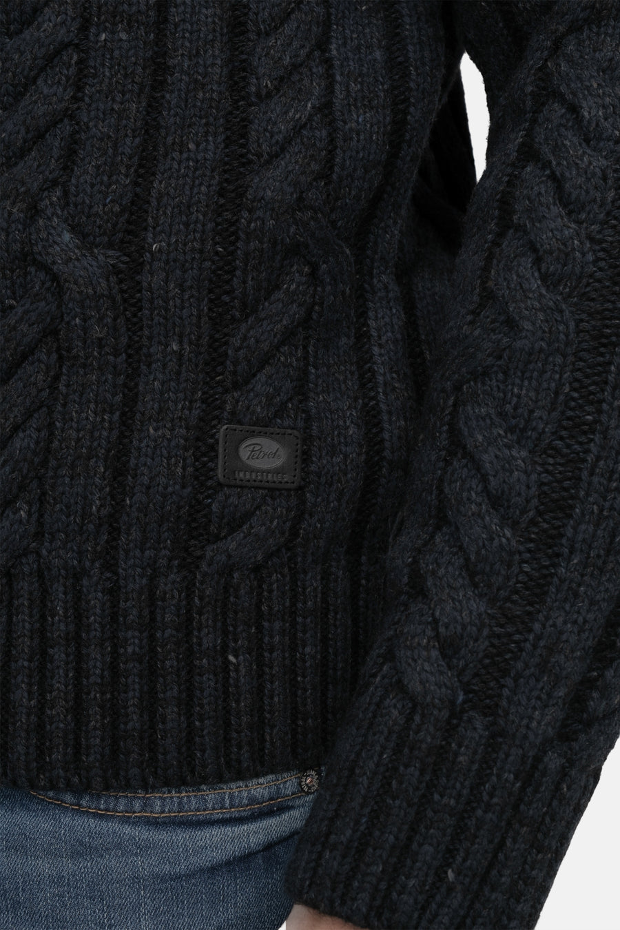 Pull à col rond - bleu - Petrol Industries®