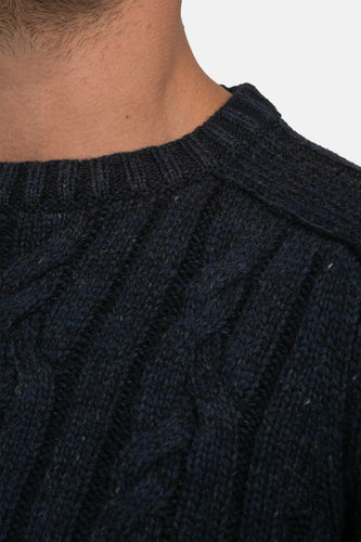 Pull à col rond - bleu - Petrol Industries®