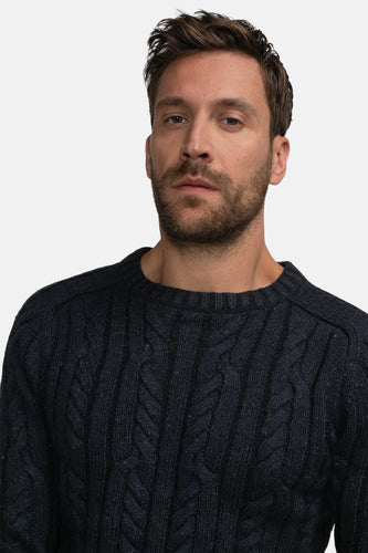 Pull à col rond - bleu - Petrol Industries®