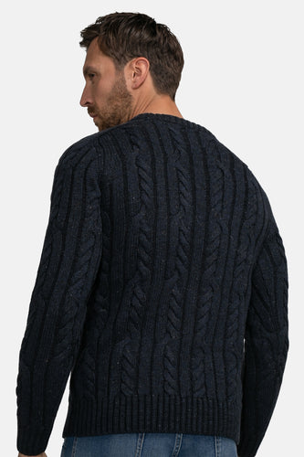 Pull à col rond - bleu - Petrol Industries®