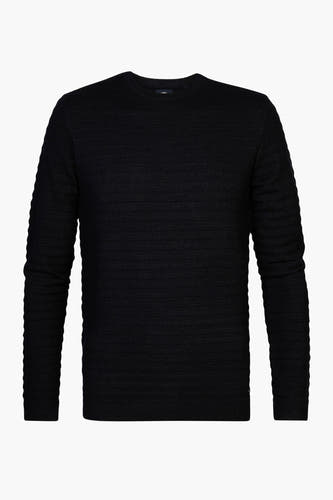 Pull à col rond - noir