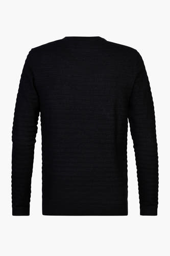Pull à col rond - noir
